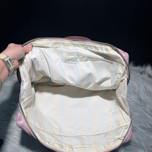 Chanel Travel Line Pink Tote Bag - Picture 5 of 10